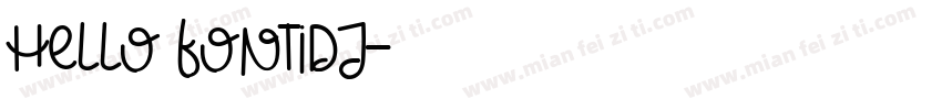 hello fontIDJ字体转换
